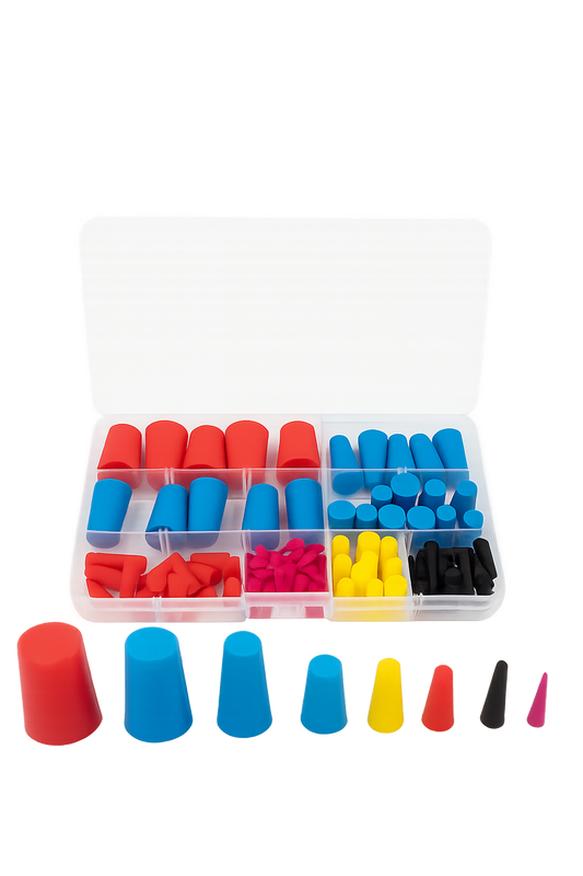 Lämmönkestävät Silikonitulpat (105 kpl)